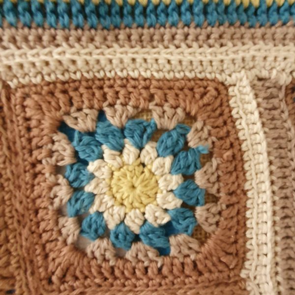 Boodschappen tas met granny square's - Afbeelding 3