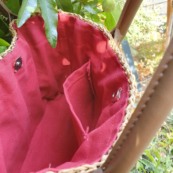 Raffia handtas - Afbeelding 5