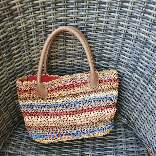 Raffia handtas - Afbeelding 4